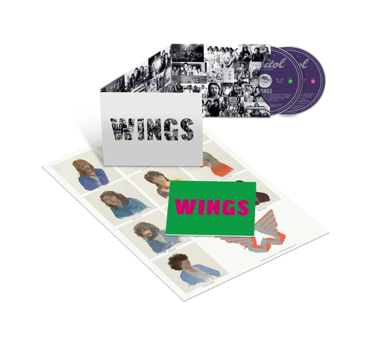 Paul Mccartney And Wings - Wings Deluxe (Deluxe Edition, Booklet, Poster, Digipack Packaging) (2 Cd's) - CD