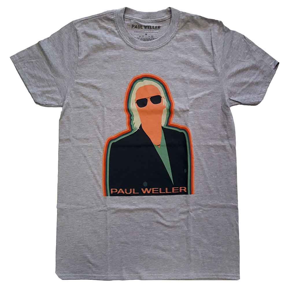 Paul Weller - Illustration Key Lines - T-Shirt Grey