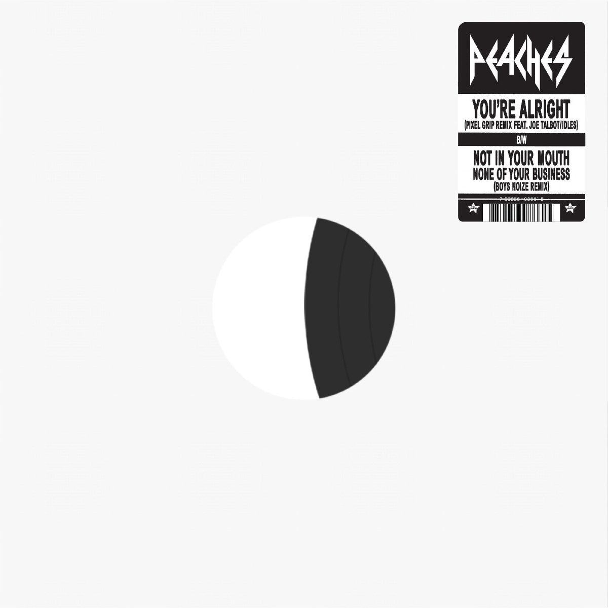 Peaches - Peaches Remix 12" - Pixel Grip b/w Boys Noize (Limited) [12" Single] - Vinyl