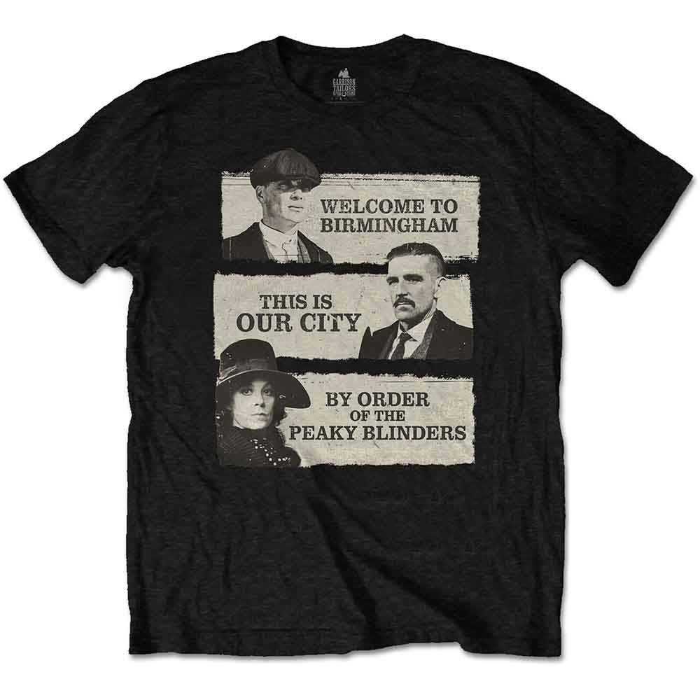 Peaky Blinders - This Is Our City - T-Shirt Black