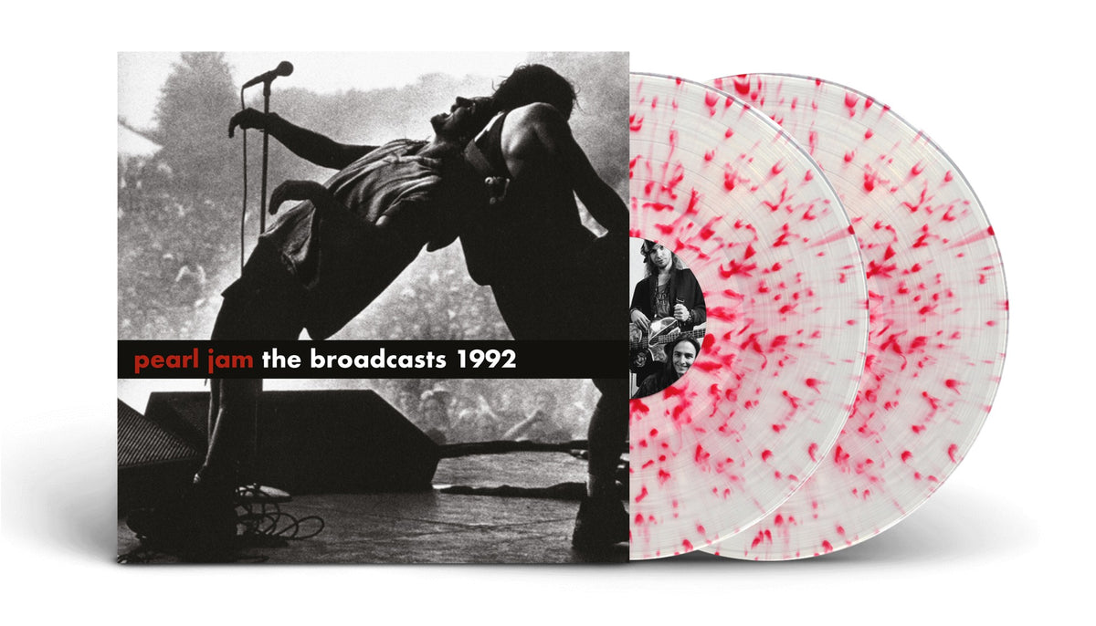 Pearl Jam - 1992 BROADCASTS (CLEAR/RED SPLATTER VINYL) - Vinyl