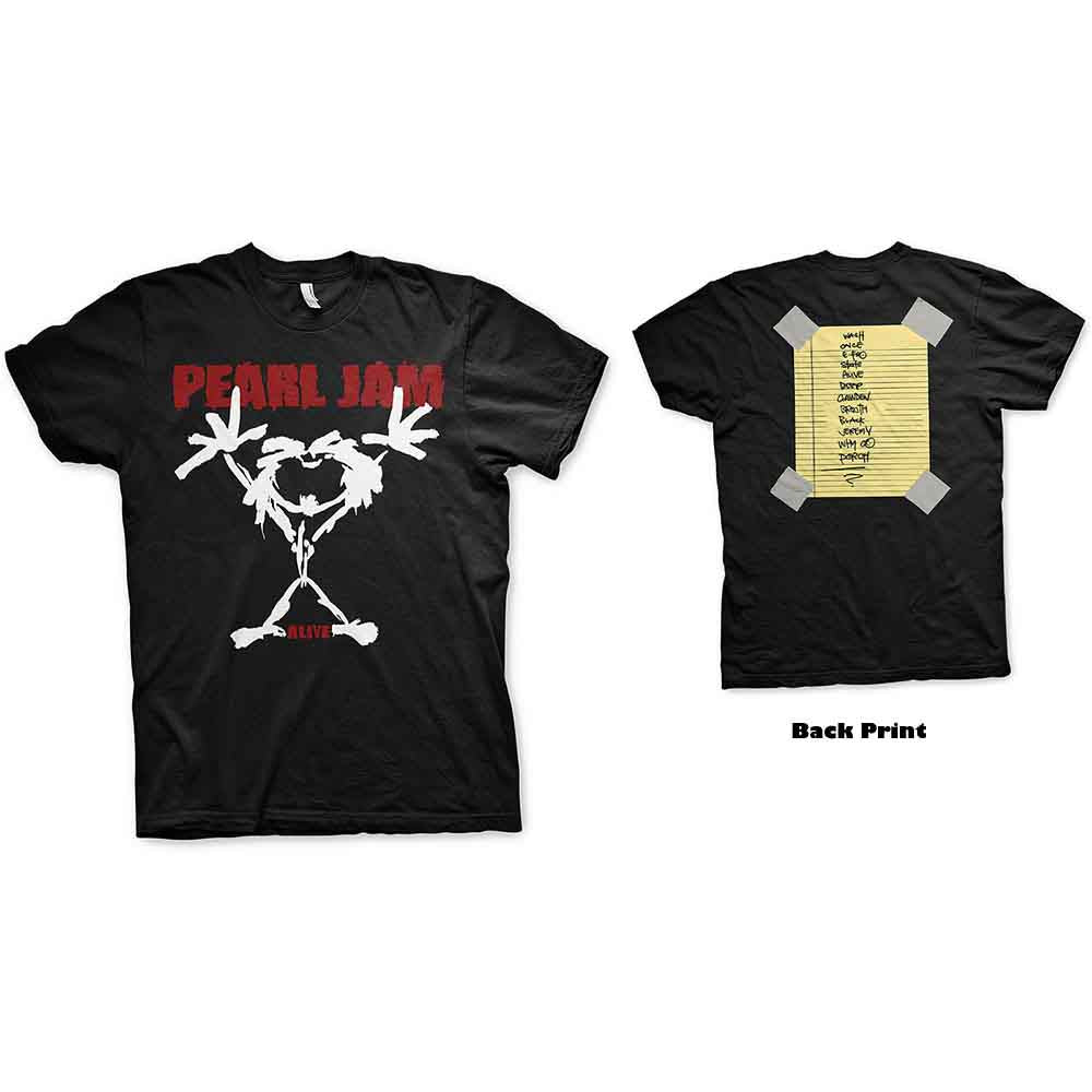 Pearl Jam - Stickman - T-Shirt Black