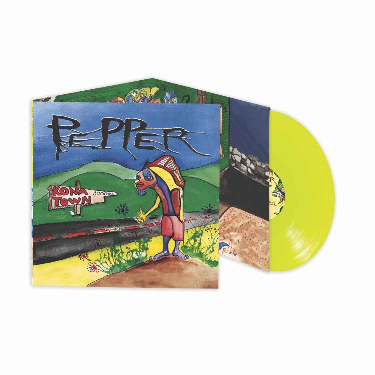 Pepper - Kona Town (Clear Vinyl, Yellow, Indie Exclusive) - Vinyl