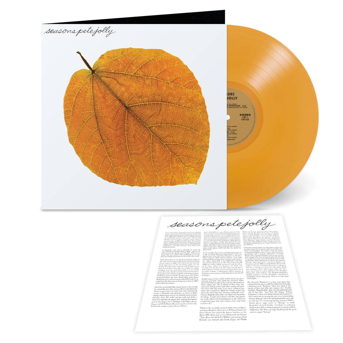 Pete Jolly - Seasons - Vinyl