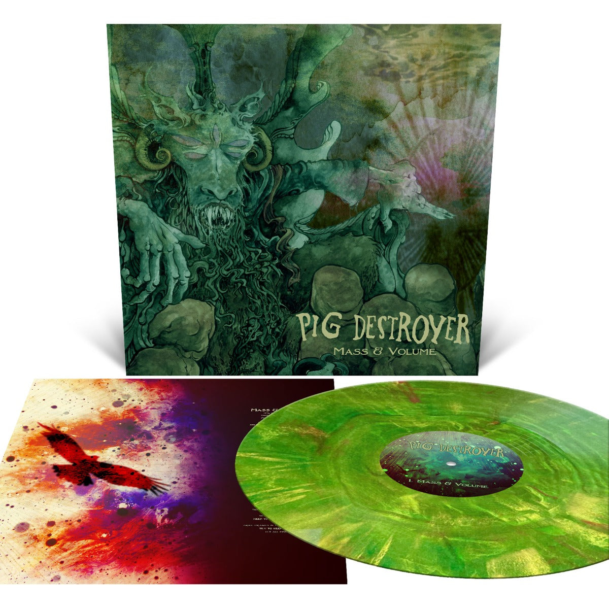 Pig Destroyer - Mass & Volume (Christmas Tree Vinyl) - Vinyl
