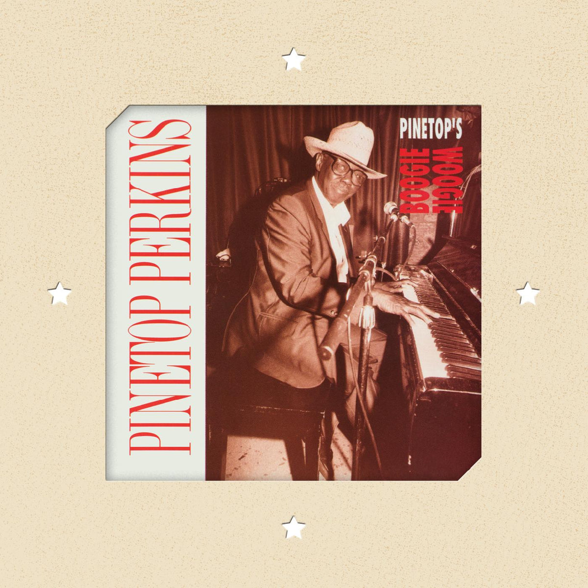 Pinetop Perkins - Pinetop's Boogie Woogie (Limited Edition Cherry Red Color Vinyl) - Vinyl