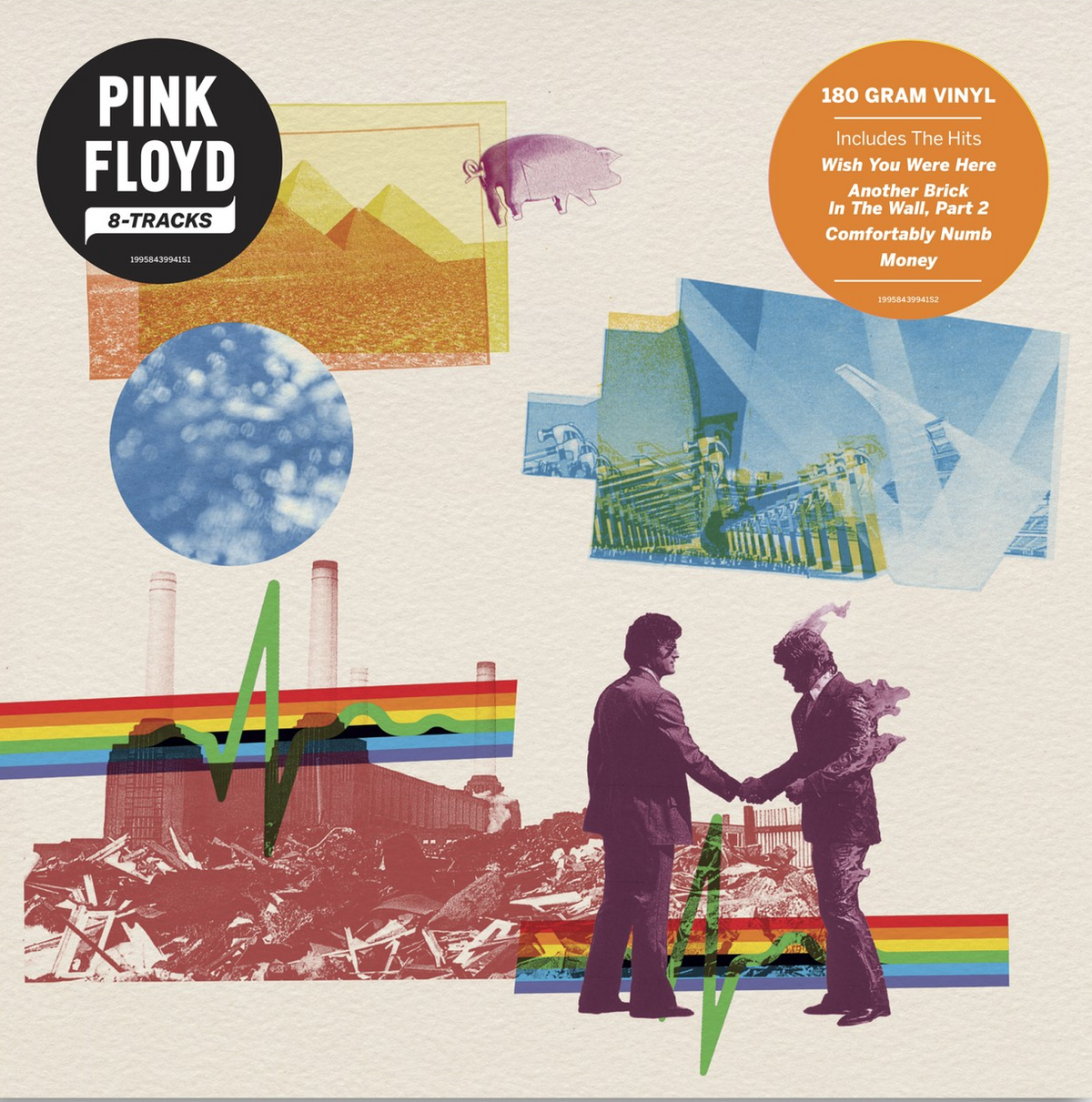 Pink Floyd - 8-Tracks (Limited Edition, 180 Gram Black Vinyl) [Import] - Vinyl