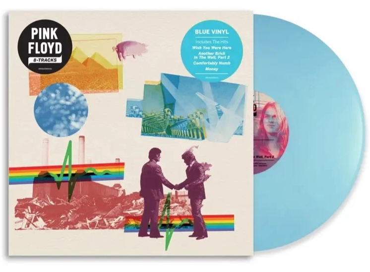 Pink Floyd - 8-Tracks (Limited Edition, 180 Gram Blue Colored Vinyl) [Import] - Vinyl
