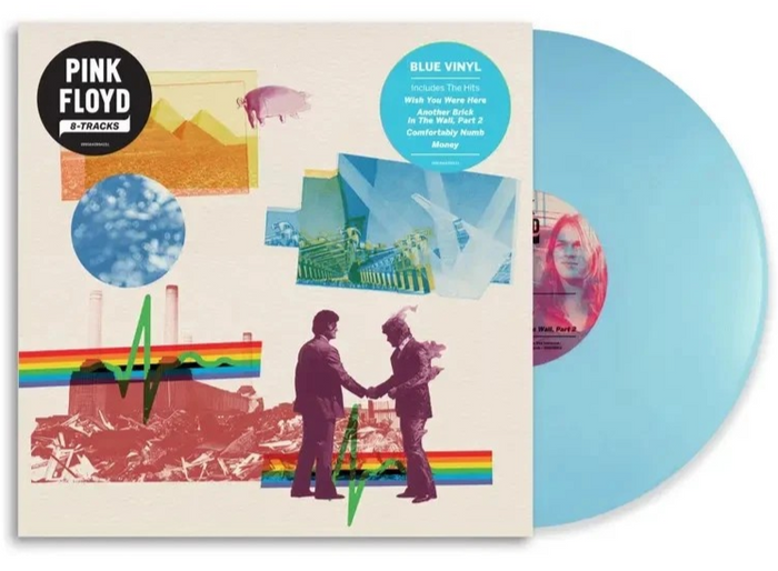 Pink Floyd - 8-Tracks (Limited Edition, 180 Gram Blue Colored Vinyl) [Import] - Vinyl