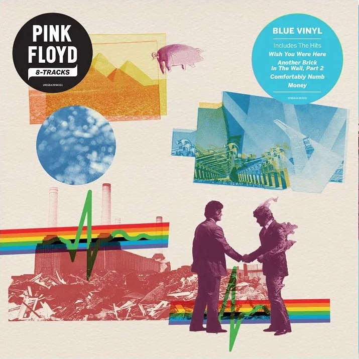 Pink Floyd - 8-Tracks (Limited Edition, 180 Gram Blue Colored Vinyl) [Import] - Vinyl