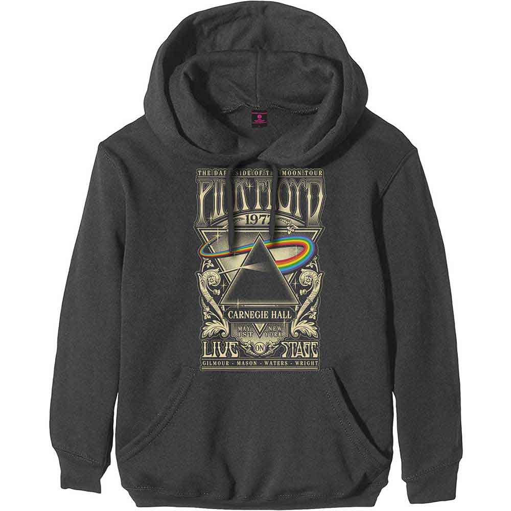 Pink Floyd - Carnegie Hall Poster - Sweatshirt Grey