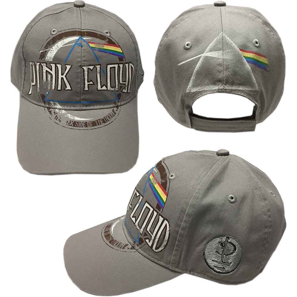 Pink Floyd - Dark Side of the Moon Album Distressed - Hat Grey