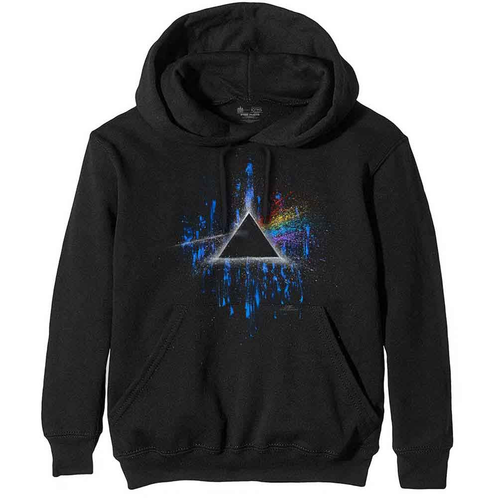 Pink Floyd - Dark Side of the Moon Blue Splatter - Sweatshirt Black