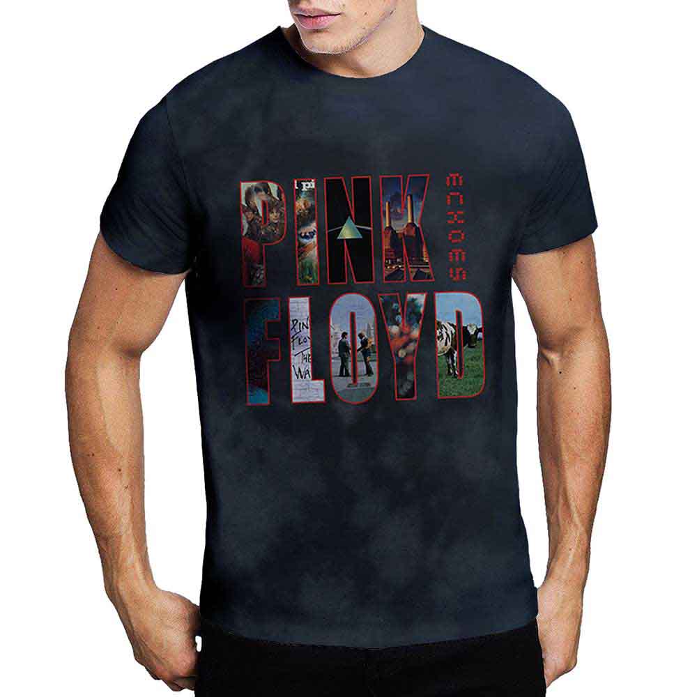 Pink Floyd - Echoes Album Montage - T-Shirt Black