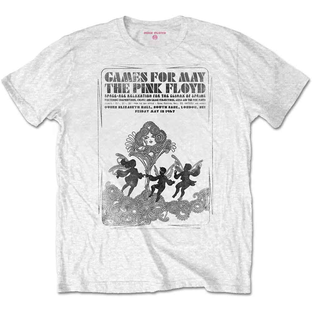Pink Floyd - Games For May B&W - T-Shirt White