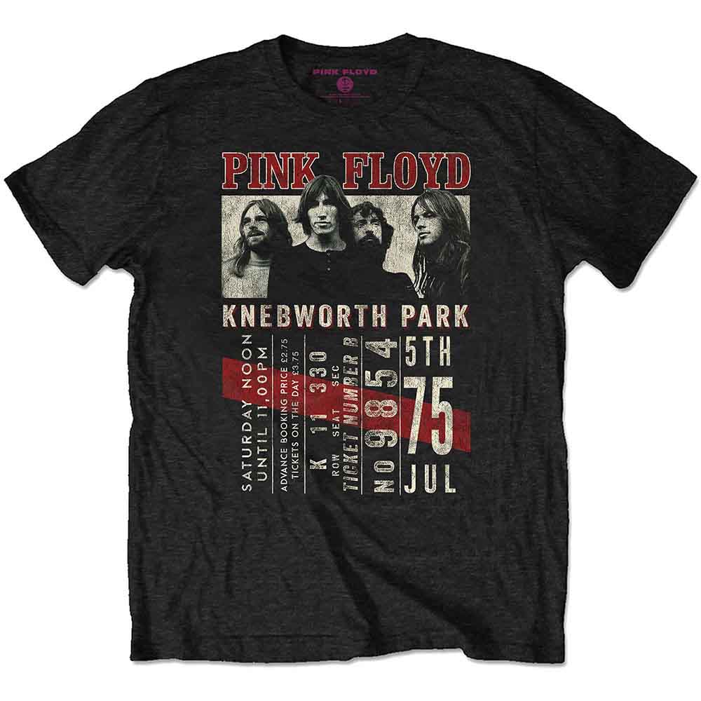 Pink Floyd - Knebworth '75 - T-Shirt Black