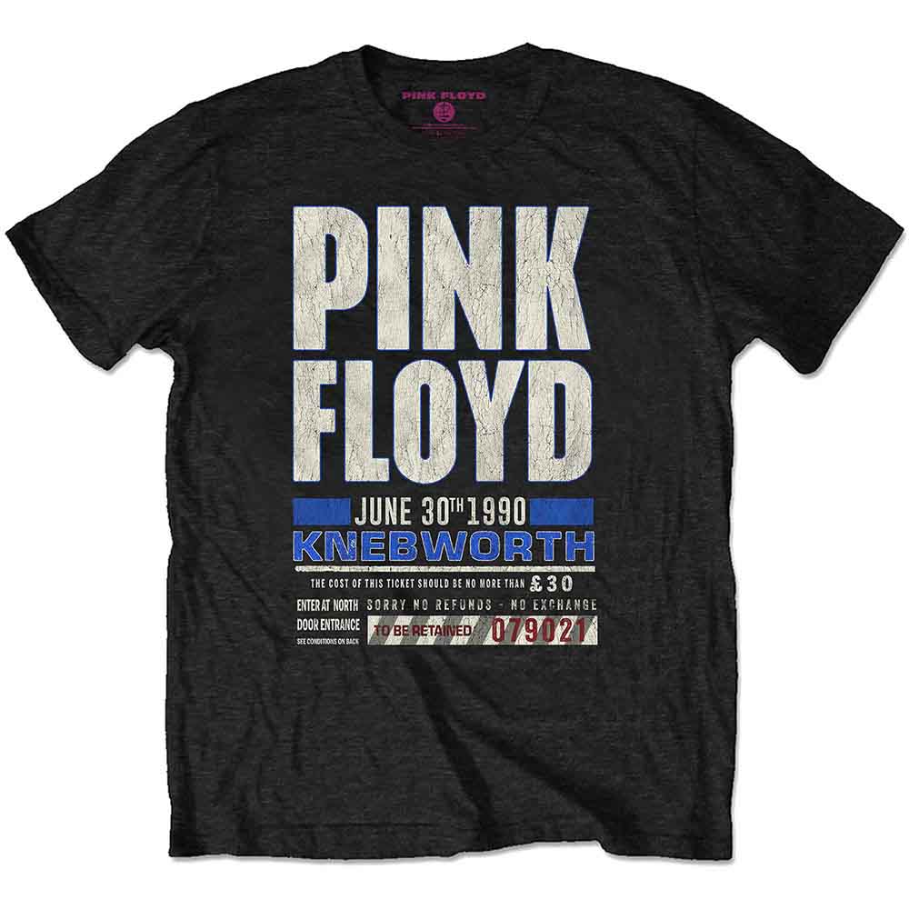 Pink Floyd - Knebworth '90 Red - T-Shirt Black