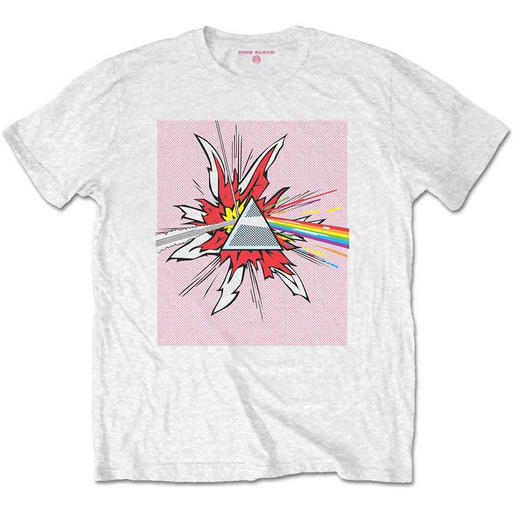 Pink Floyd - Lichtenstein Prism - T-Shirt White