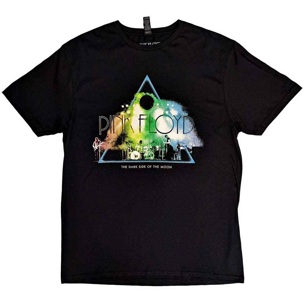 Pink Floyd - Live Band Rainbow Tone - T-Shirt Black