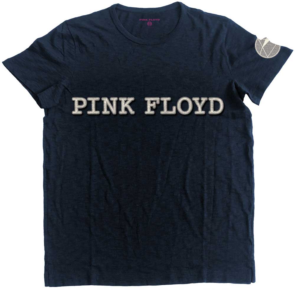 Pink Floyd - Logo & Prism - T-Shirt Blue