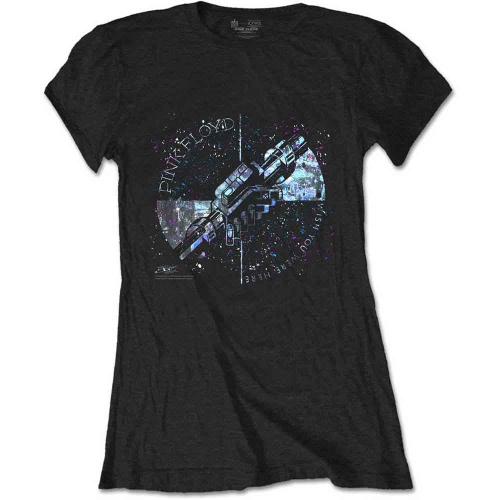 Pink Floyd - Machine Greeting Blue - T-Shirt Black