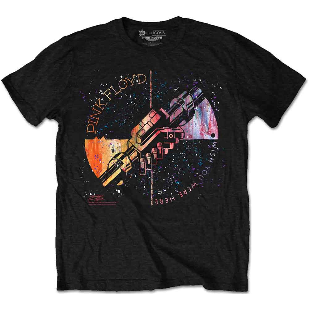 Pink Floyd - Machine Greeting Orange - T-Shirt Black