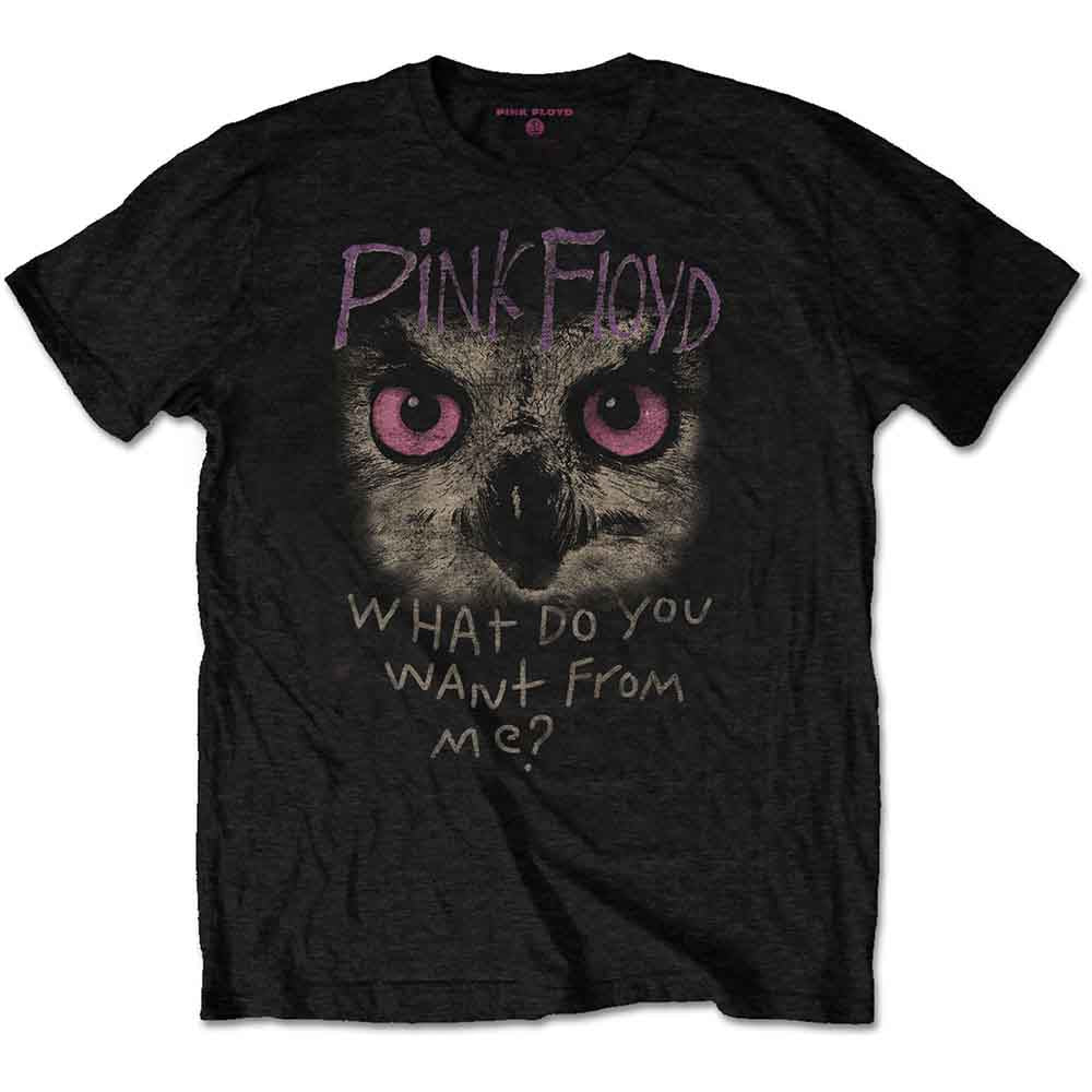 Pink Floyd - Owl - WDYWFM? - T-Shirt Black