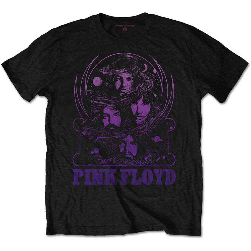 Pink Floyd - Purple Swirl - T-Shirt Black