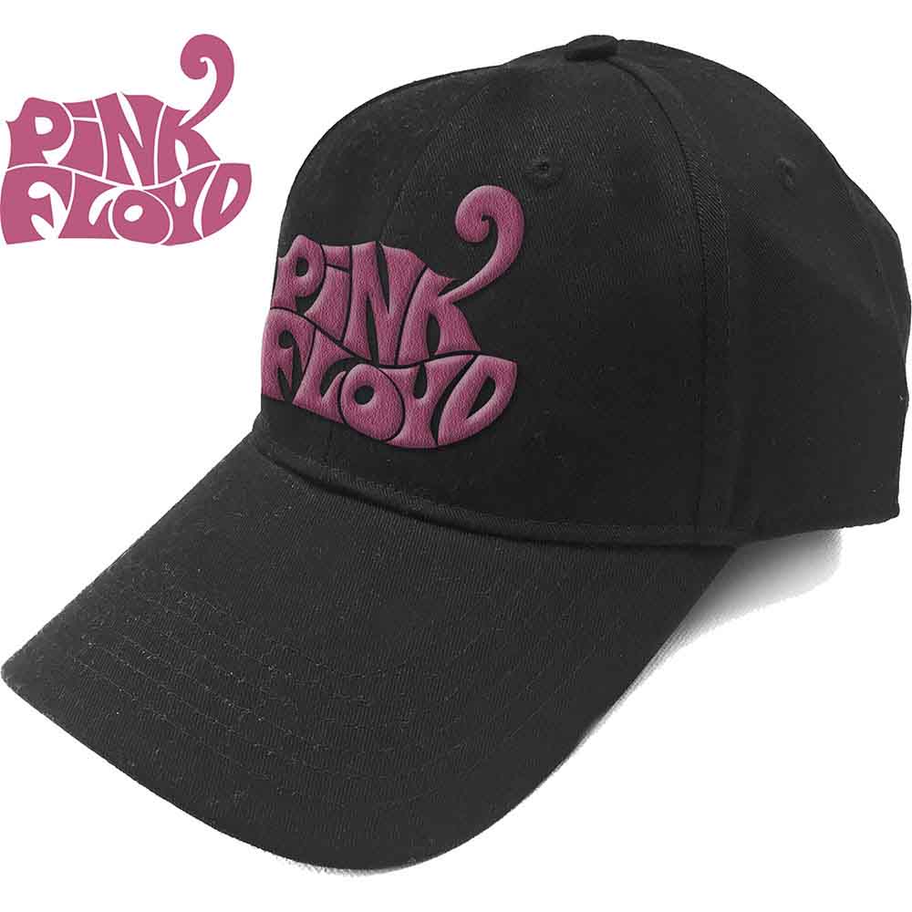 Pink Floyd - Retro Swirl Logo - Hat Black
