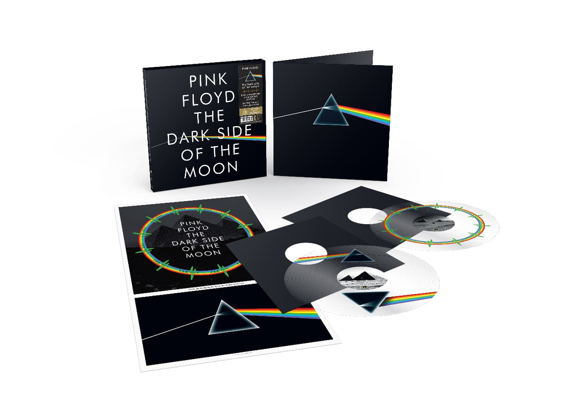 Pink Floyd - The Dark Side Of The Moon (50th Anniversary) (2023 Remastered) (2LP UV Printed Clear Vinyl Collector's Edition) (2 Lp's) - Vinyl