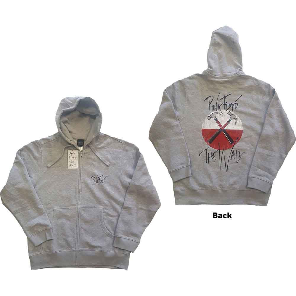 Pink Floyd - The Wall Faded Hammers Logo - Sweatshirt Grey