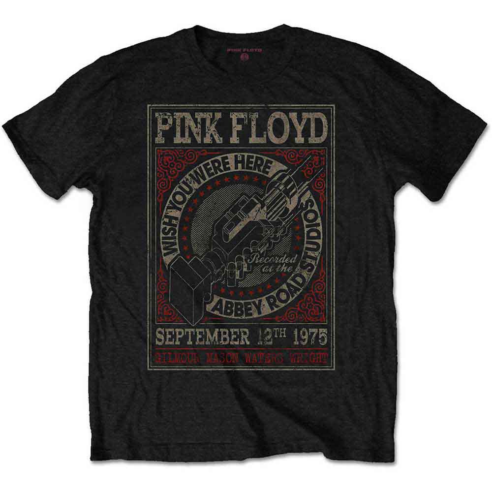 Pink Floyd - WYWH Abbey Road Studios - T-Shirt Black