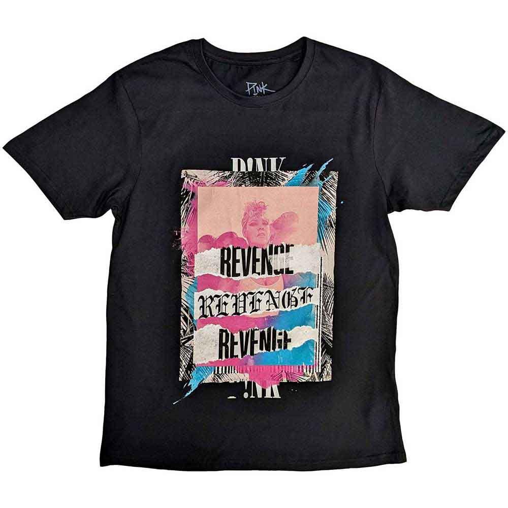 Pink - Revenge - T-Shirt Black