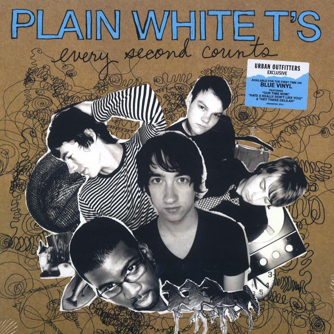 Plain White T's - Every Second Counts (Limited Edition, Blue Colored Vinyl, Bonus Track) - Vinyl