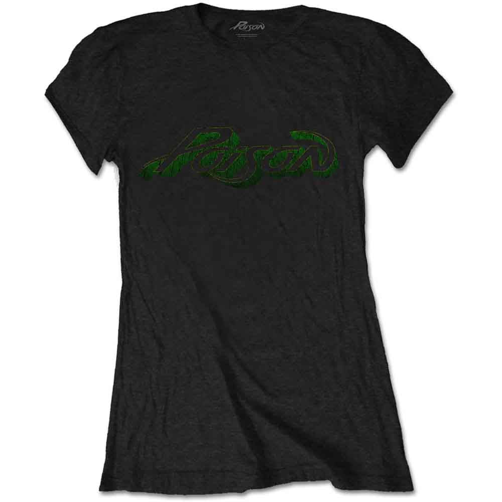 Poison - Vintage Logo - T-Shirt Black