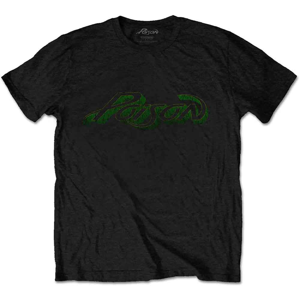 Poison - Vintage Logo - T-Shirt Black
