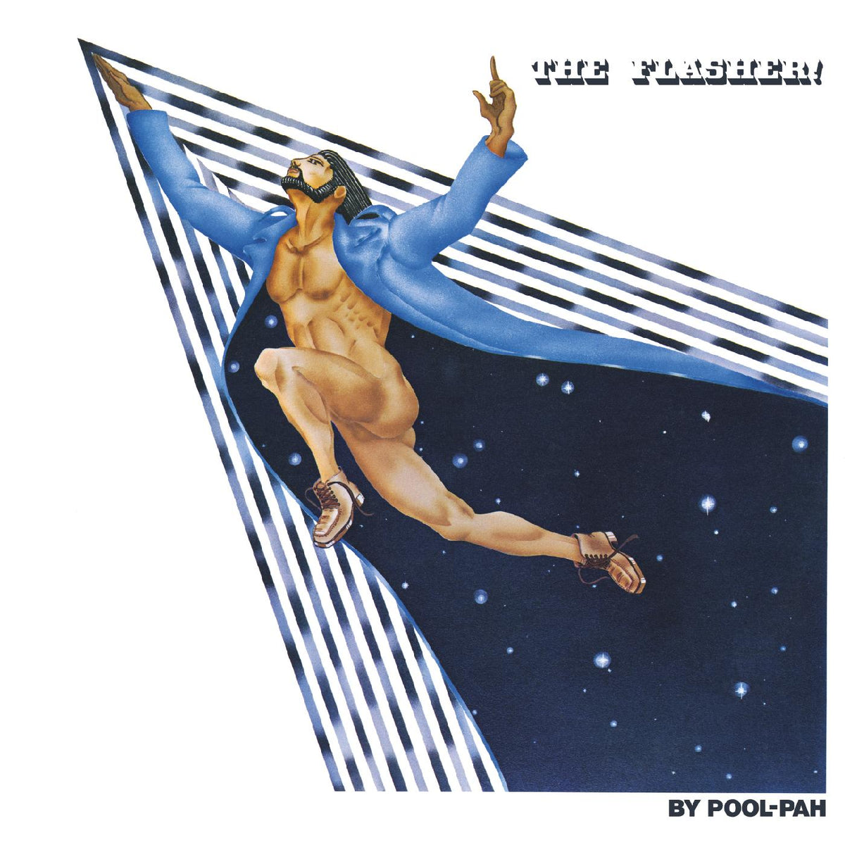 Pool-Pah - The Flasher (BLACK WITH WHITE SWIRL "NIGHT SKY" VINYL) - Vinyl