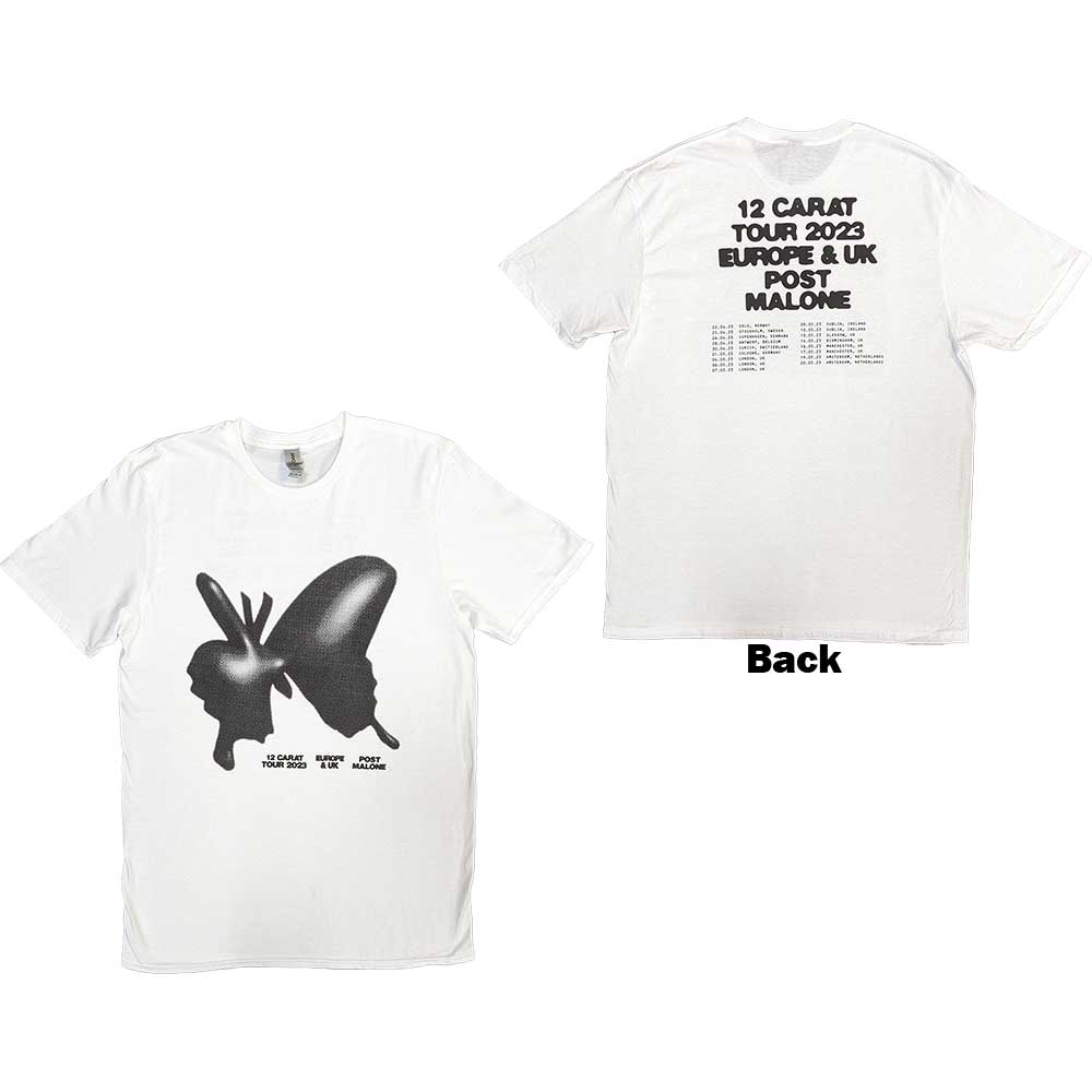 Post Malone - Inflatable Butterfly 2023 Tour - T-Shirt White