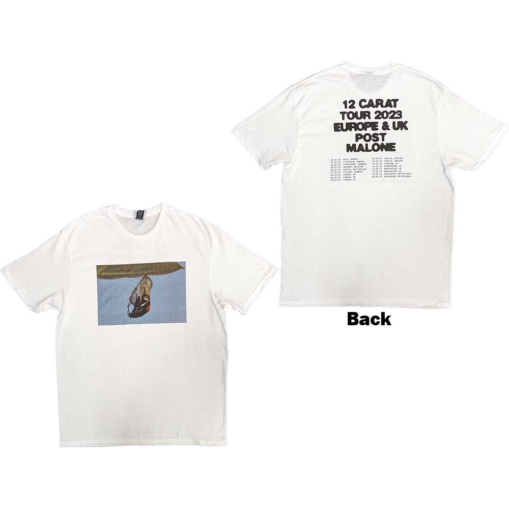 Post Malone - Resurface 2023 Tour Dates - T-Shirt White