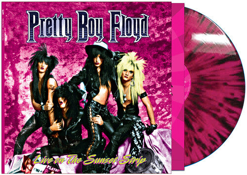 PRETTY BOY FLOYD - Live On The Sunset Strip - Pink/ black Splatter (Colored Vinyl, Pink, Black, Bonus Tracks) - Vinyl