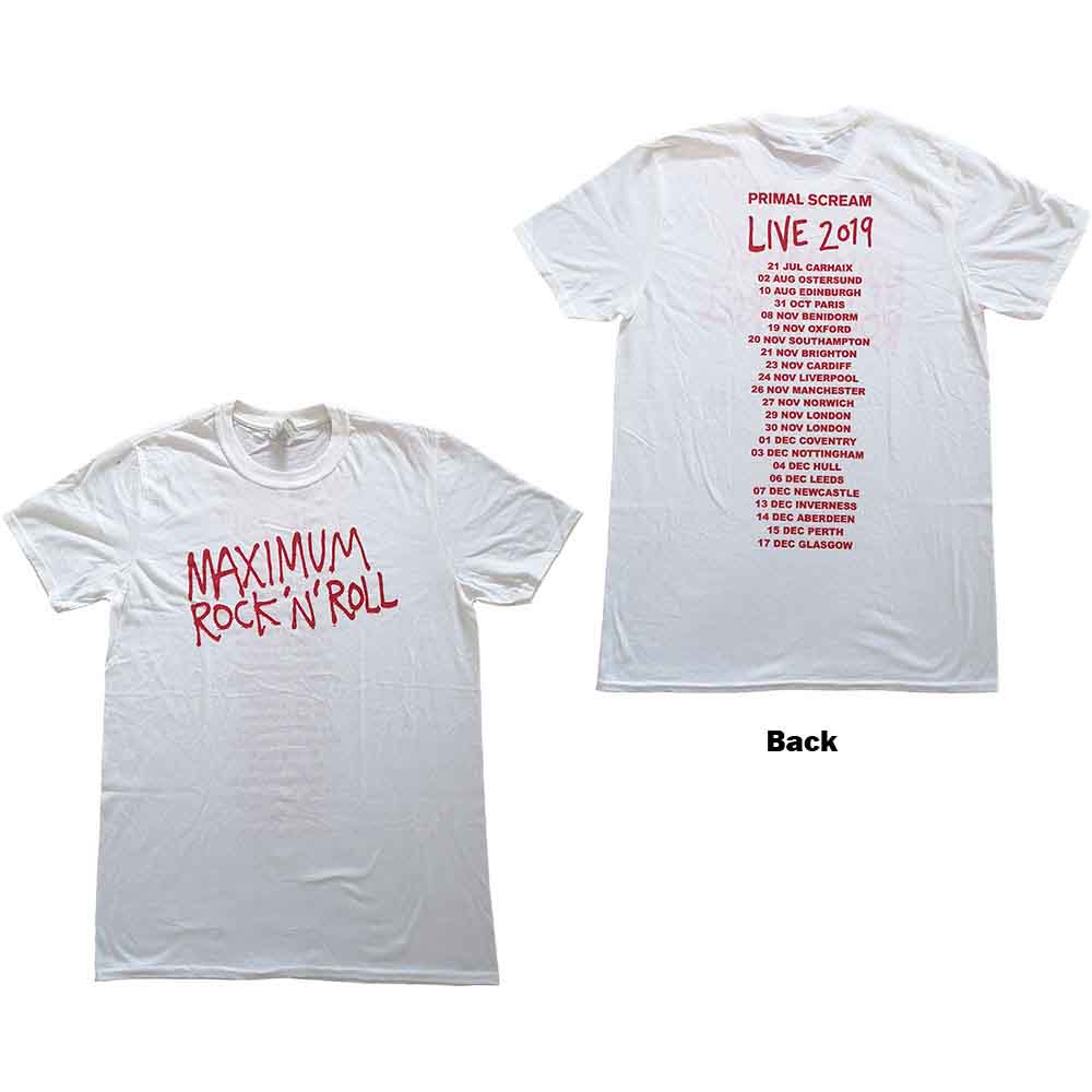 Primal Scream - Maximum RnR - T-Shirt White