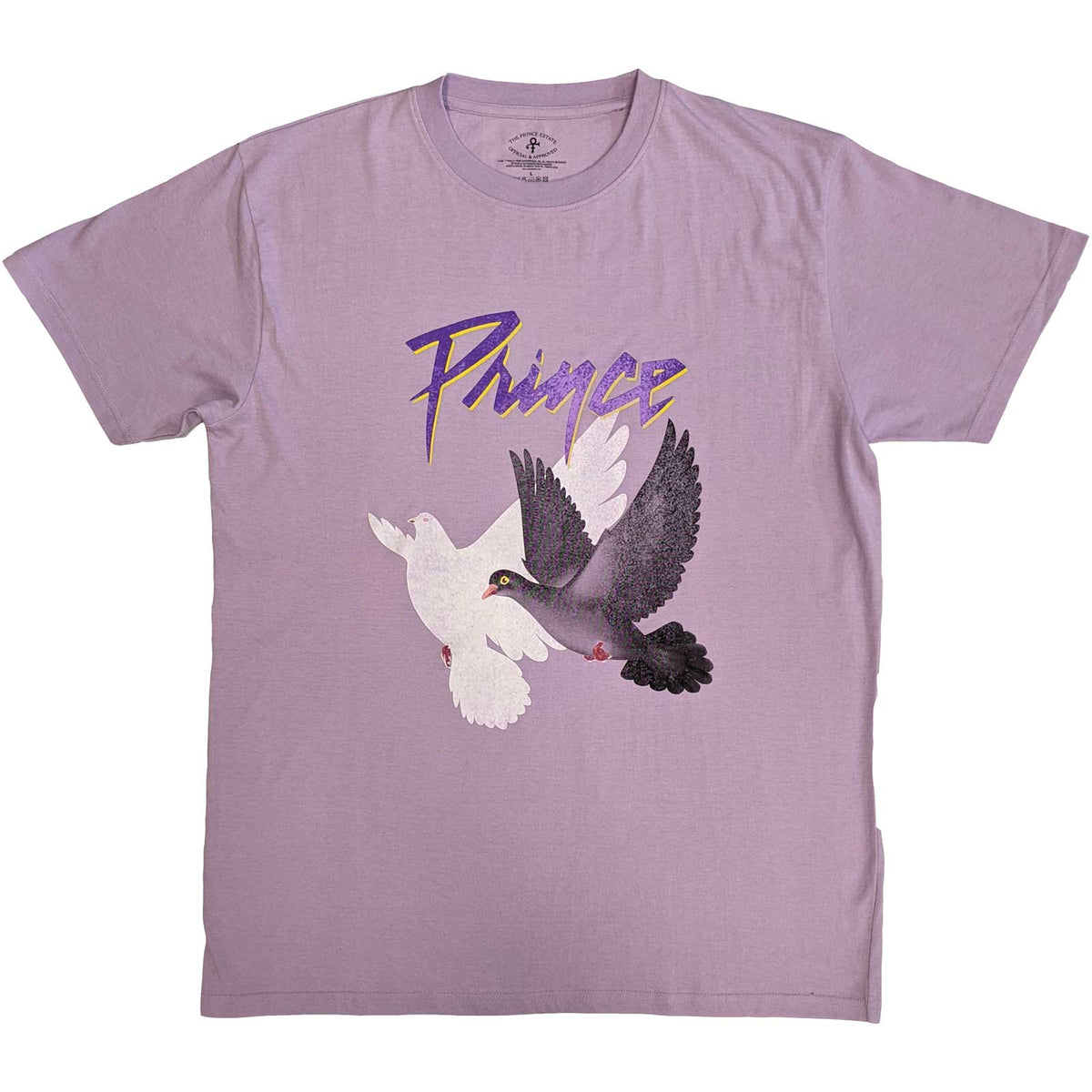 Prince - Doves Distressed - T-Shirt Purple