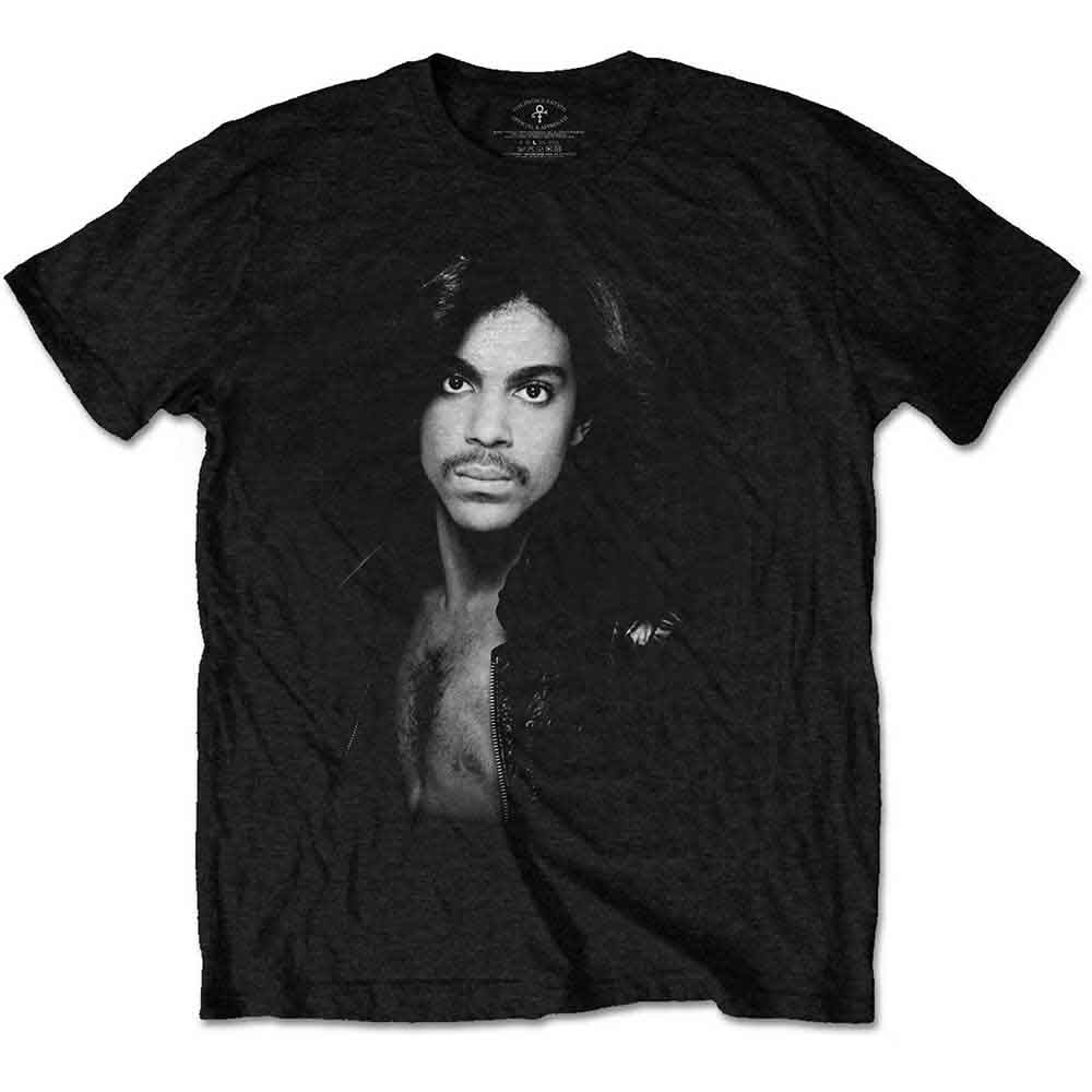 Prince - Leather Jacket - T-Shirt Black