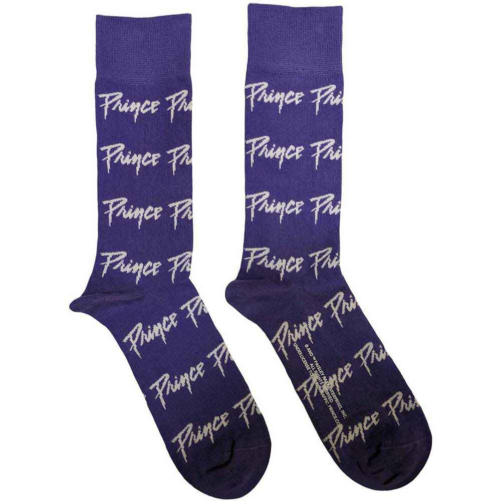 Prince - Logo Repeat - Socks Purple