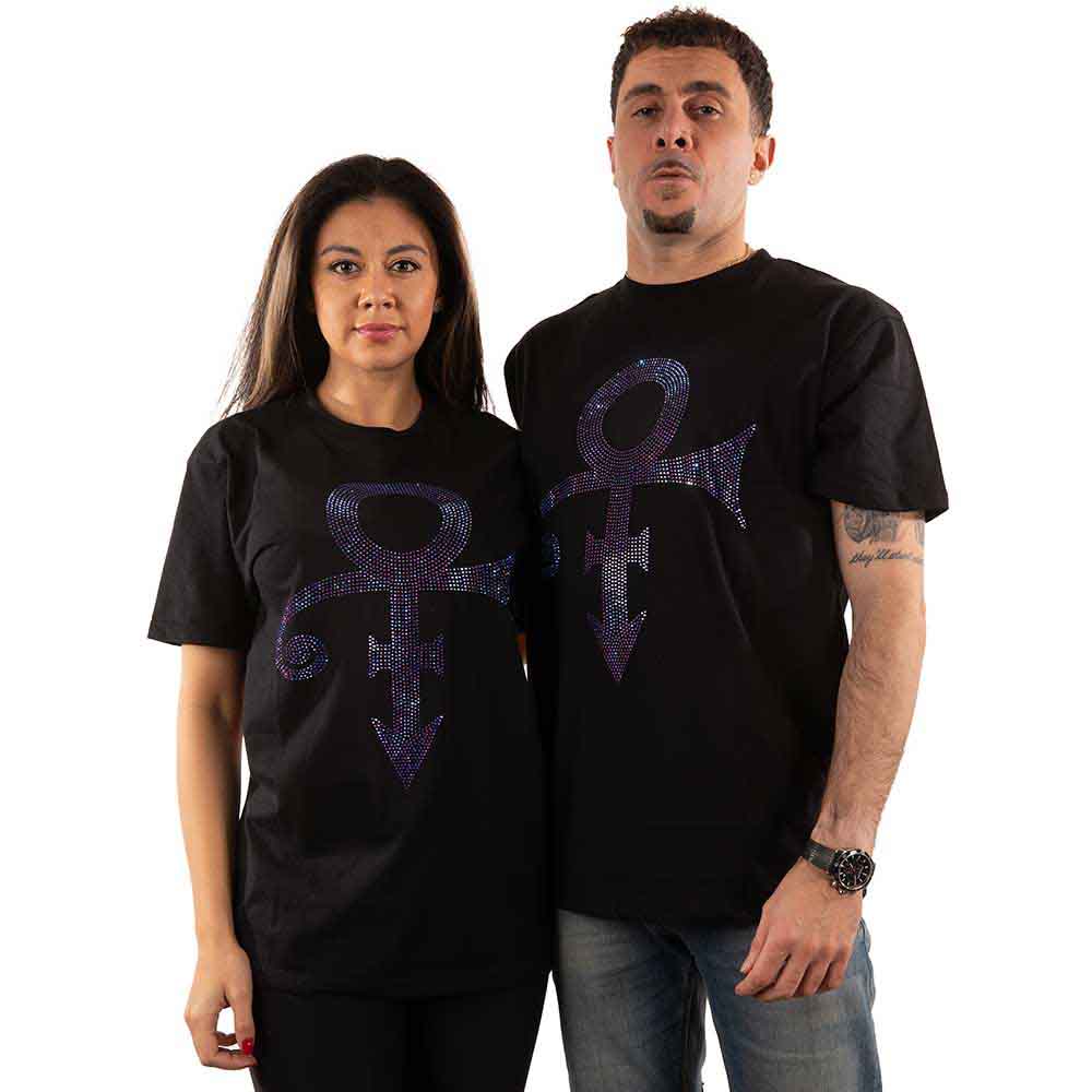 Prince - Purple Symbol - T-Shirt Black