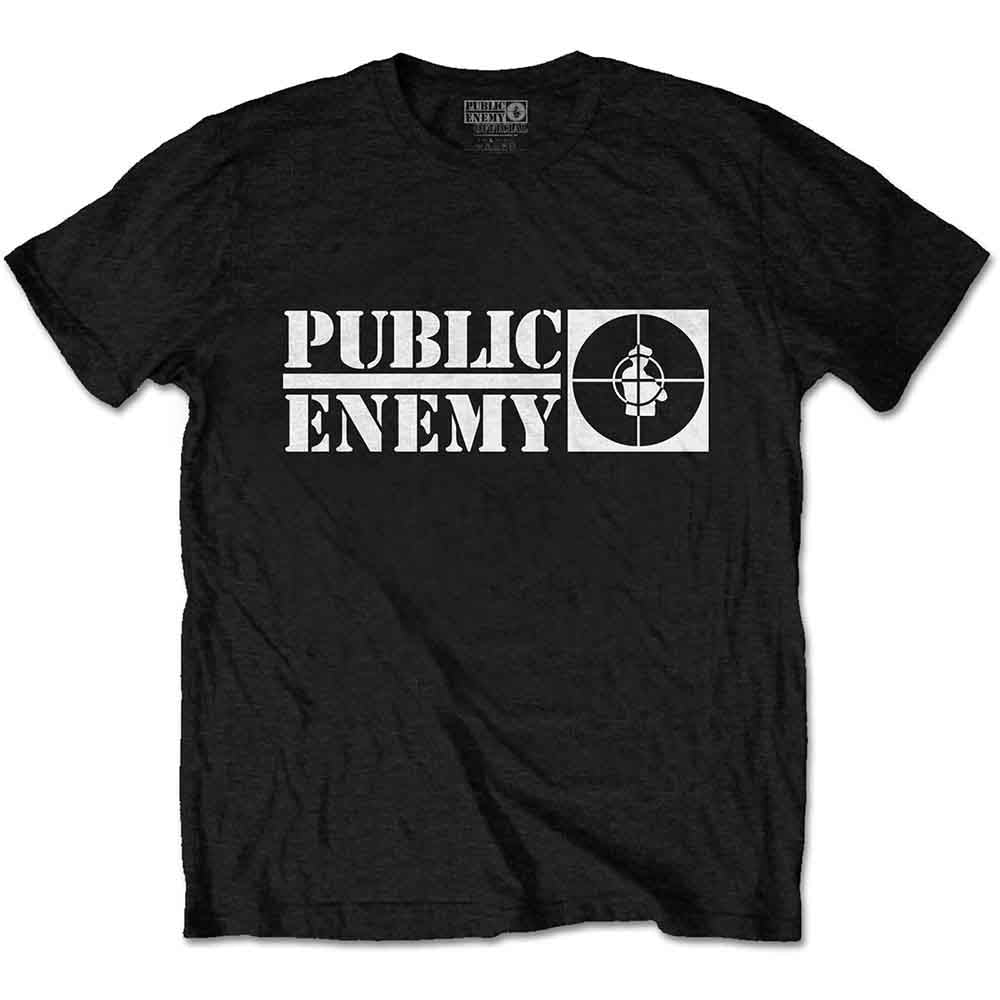 Public Enemy - Crosshairs Logo - T-Shirt Black