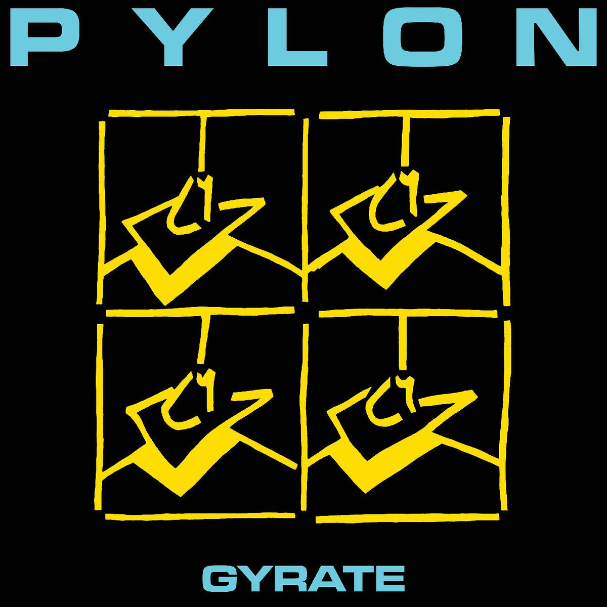 Pylon - Gyrate (Multi-Color Splatter Vinyl) - Vinyl