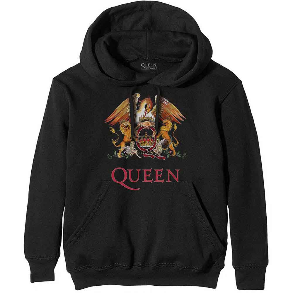 Queen - Classic Crest - Sweatshirt Black
