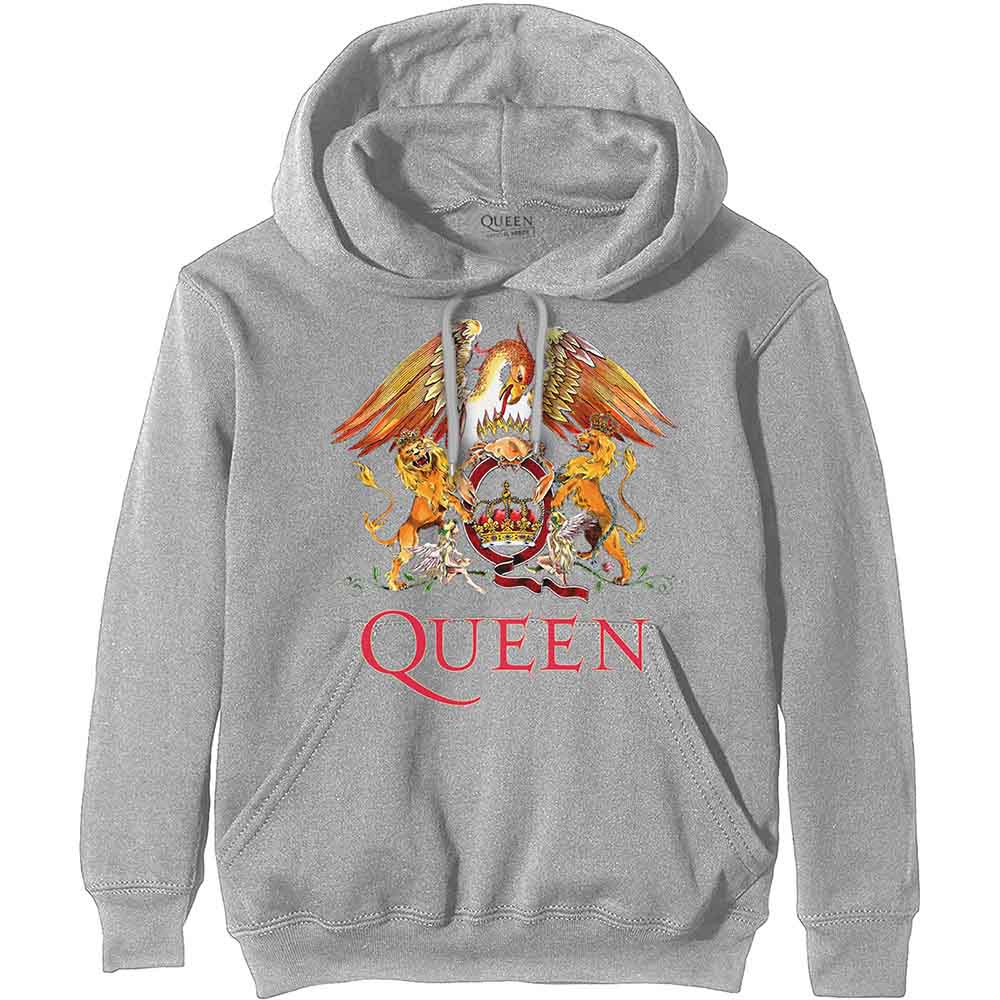 Queen - Classic Crest - Sweatshirt Grey
