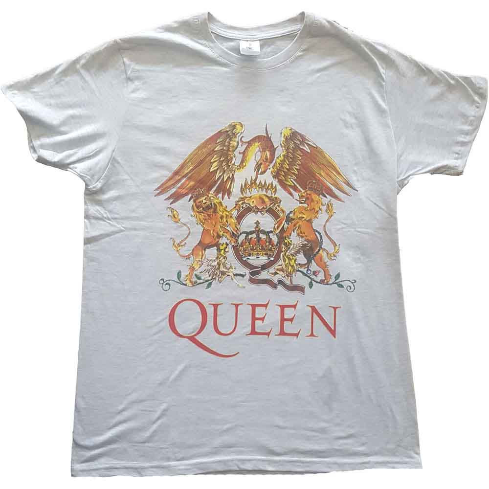 Queen - Classic Crest - T-Shirt Grey